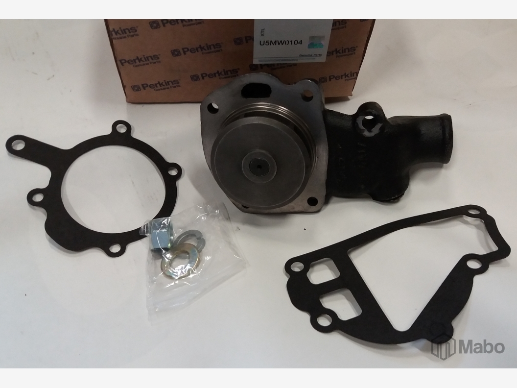 U5MW0104 Pompa acqua motore Perkins 3 cilindri e motore Perkins 4 cilindri